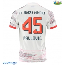 Bayern Munich Aleksandar Pavlovic #45 Bortedrakt 2025-26 Kortermet